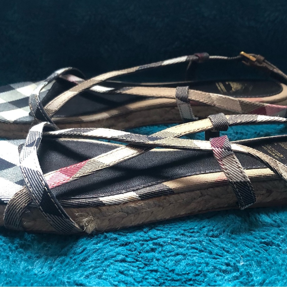 Authentic Burberry Pre-owned strapped espadrilles sandals - Picture 4 of 14